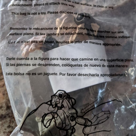 COPY - NIB VTG 1999 Star Wars Episode 1 Sebulba W… - Picture 3 of 6